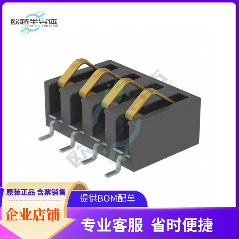 SIB-104-02-F-S【CONN SPRING MOD 4POS SMD】