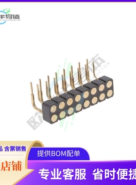 499-10-216-10-008000【CONN SPRING TARGET 16POS R/A PCB】