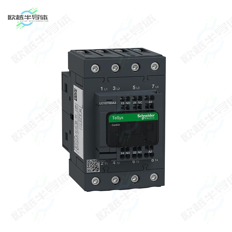 LC1DT80A3P7[继电器TESYS 4P EVLK CONT 80A AC1 230VA]