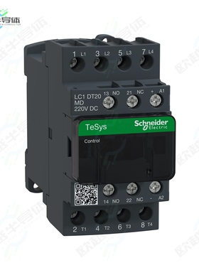 LC1DT20MD[继电器TESYS 4P CONTACTOR 20A AC-1 220V]