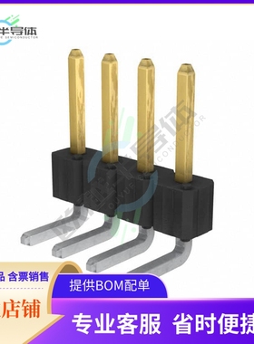 104430-2【CONN HEADER R/A 4POS 2.54MM】