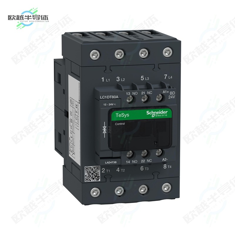 LC1DT80ABD[继电器TESYS 4P EVLK CONTACTOR 80A AC1]