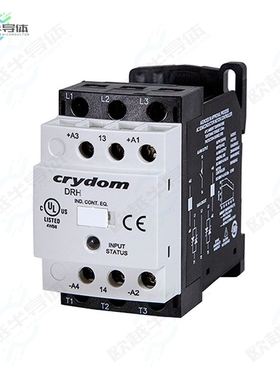 DRH3P60D18[继电器SSR CONTACTOR 3PH DIN MNT 600VAC]