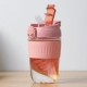 Пластиковый розовый стакан, 500 мл