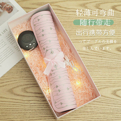 EMS微电流便携瘦腿按摩器充电多模式智能美腿神器包邮礼物送女友