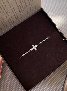 佛罗伦萨鸢尾花满钻手链