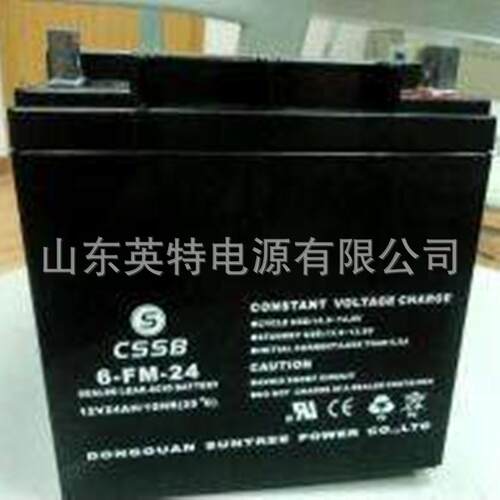 CSSB蓄电池6-FM-24 铅酸12V24AH新 UPS直流屏电源