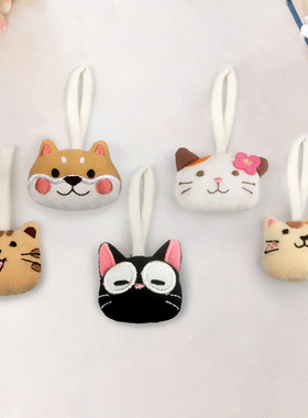 秒杀！Kine猫立体可爱猫手机包包拉链挂饰钥匙扣挂件学生书包饰品