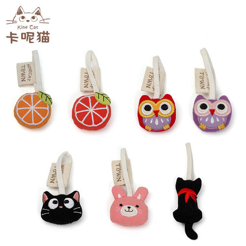 日本设计kine棉布包包拉手钥匙扣