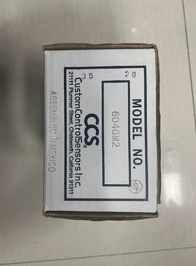 美国CCS开关604GM1 604GM2 议价