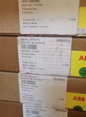 ABB贝利主控模块 SPDSO14 SPDSI14 全新议价