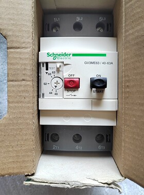 施耐德马达保护器GV3ME63 40-63A 全新议价