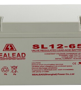 SEALEAD西力达蓄电池SL12-65铅酸免维护12V65AH直流屏UPS电源专用