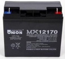 正品韩国友联蓄电池12V17AH MX12170 免维护UPS电源机房消防照明
