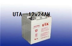 UTA蓄电池6GFM-240, 12V24AH质保三年UPS/EPS直流屏专用12-24AH