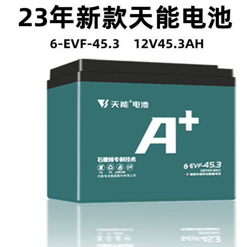 天能电动三轮车电瓶6-EVF-45.3