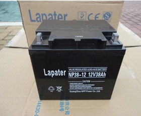 拉普特蓄电池12V38AH Lapater NP38-12 UPS电源蓄电池 低价销售