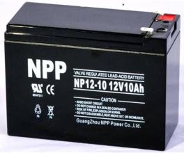 耐普蓄电池应急电源直流屏用NP12-10/12V10AH铅酸蓄电池现货直销
