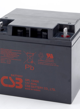 CSB蓄电池GPL12400 CSB电池12v40ah 适用于消防应急直流屏ups电源