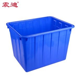 震迪400L大号水箱养殖箱物流周转箱700216蓝色965 665可定制 745
