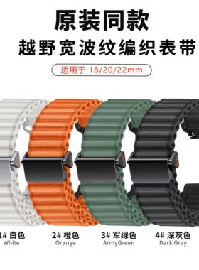 适用华米amazfit表带trex2跃我Balance运动Cheetah手表GTR4/GTS尼
