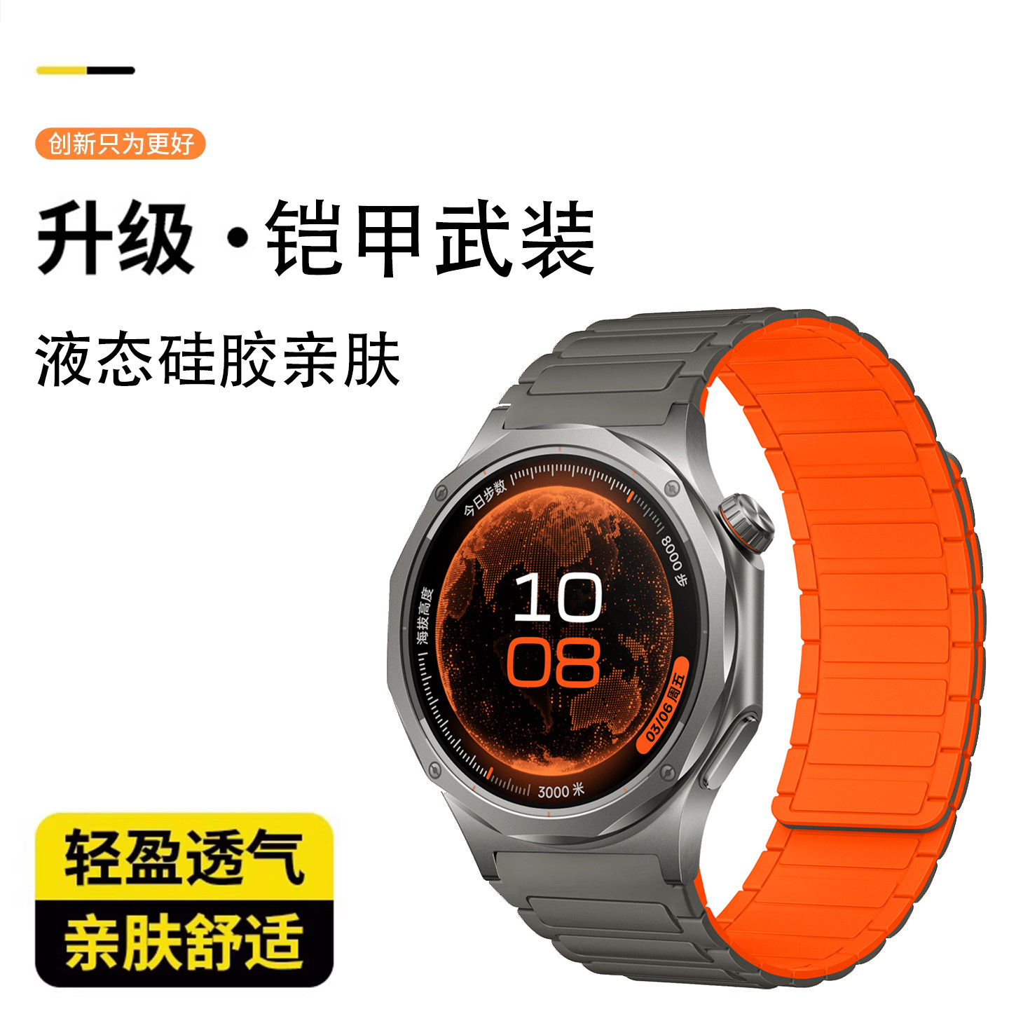 适用装甲武士黑小米watch
