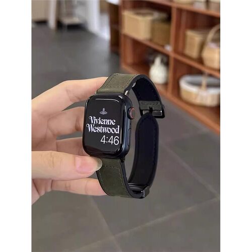 适用Owatch4pro表带真皮S