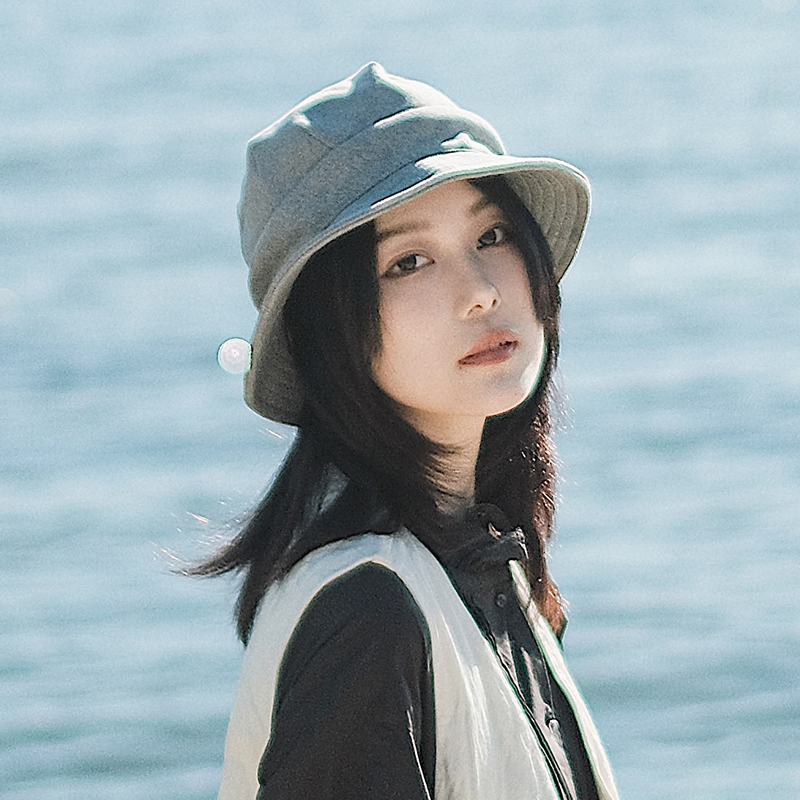 日产针织棉立体不规则渔夫帽