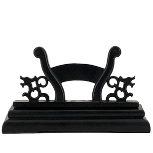 老阊门黑黄檀专用配件折扇扇架扇托可拆卸扇撑底座工艺扇子架