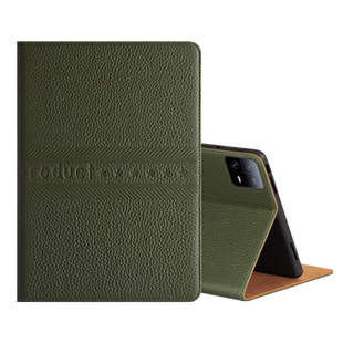 适用于小米pad8真皮保护套红米padse11平板保护壳6SPro12.4寸翻盖磁吸插卡电脑壳5pro商务全包外壳Pad7pro