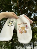 FairyDog私宠定制宠物狗衣服加绒插肩袖 卫衣泰迪茶杯幼犬约克夏