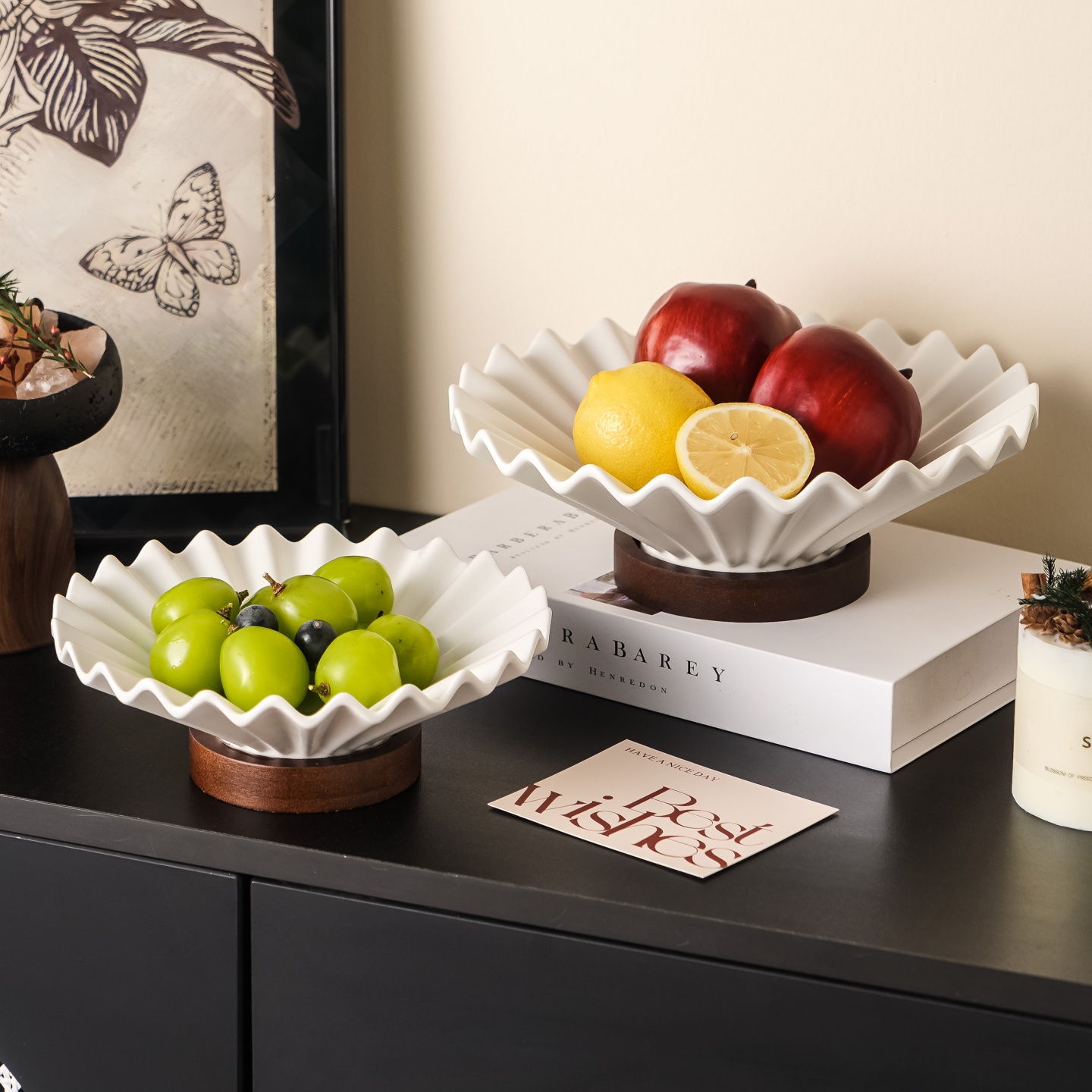 这果盘也太有艺术感了吧！