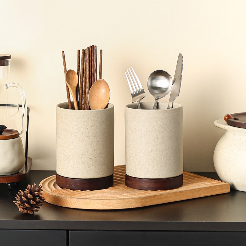 实用的复古好物，厨房沥水筷子筒