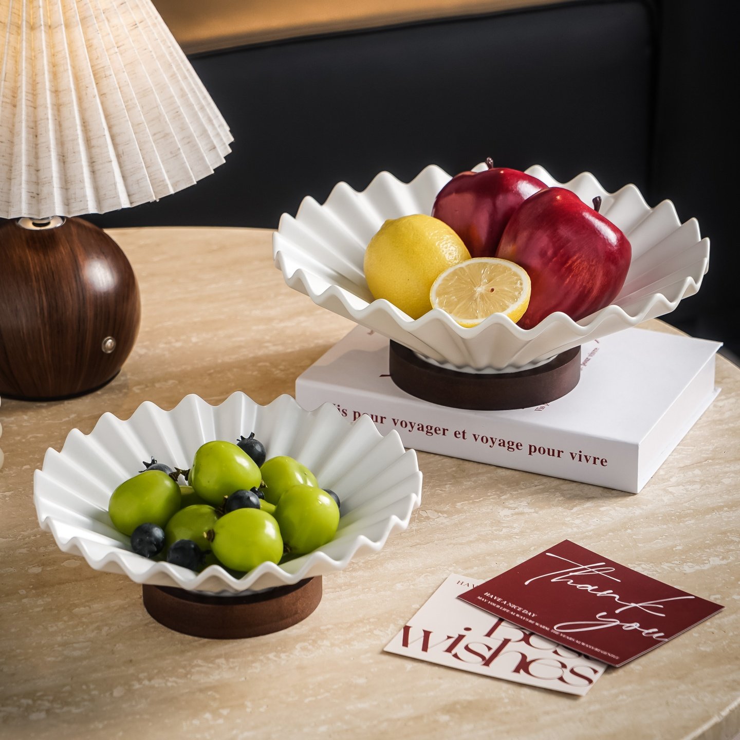 轻奢高档陶瓷高脚水果盘家用客厅茶几法式精致干果盘零食摆放盘,餐饮具,果盆/果盘/果篮,淘宝优惠券,粉丝福利购,淘宝优惠卷