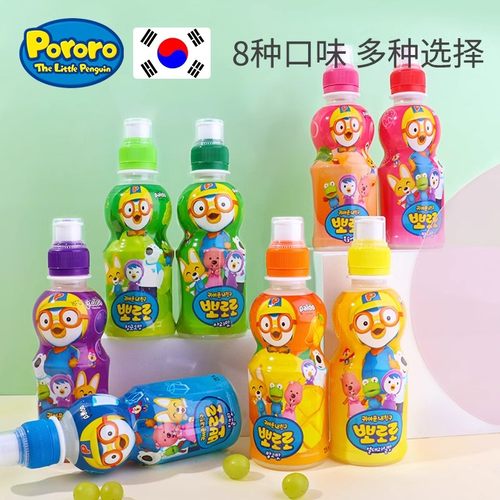 啵乐乐网红果汁整箱韩国进口饮料