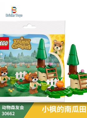 LEGO乐高积木动森系列30662小枫的南瓜田拼砌包儿童拼搭玩具礼物