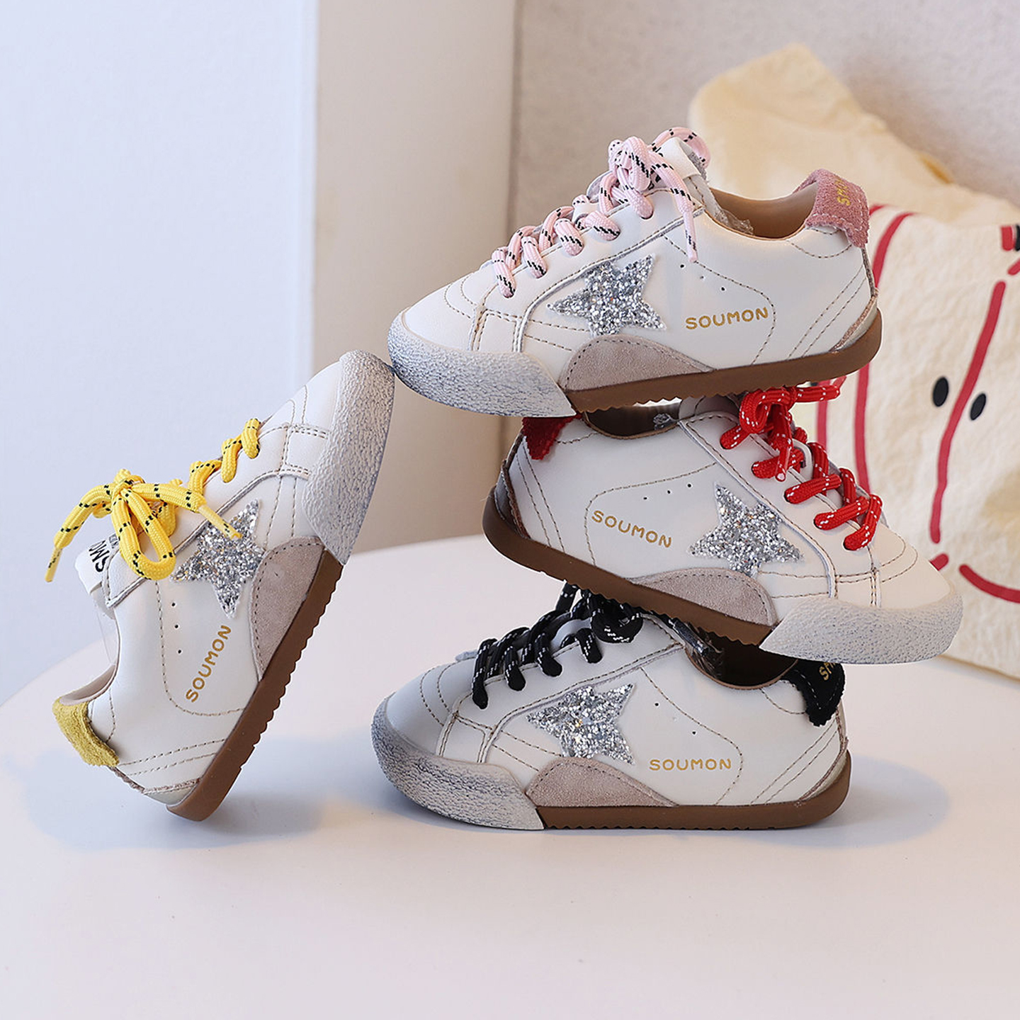 韩国儿童星星小脏鞋宝宝板鞋