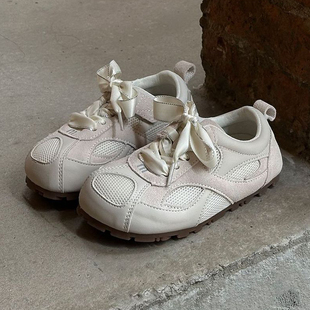 学步板鞋 ASM 软底轻便跑步童鞋 2025春秋女童运动鞋 大头儿童德训鞋