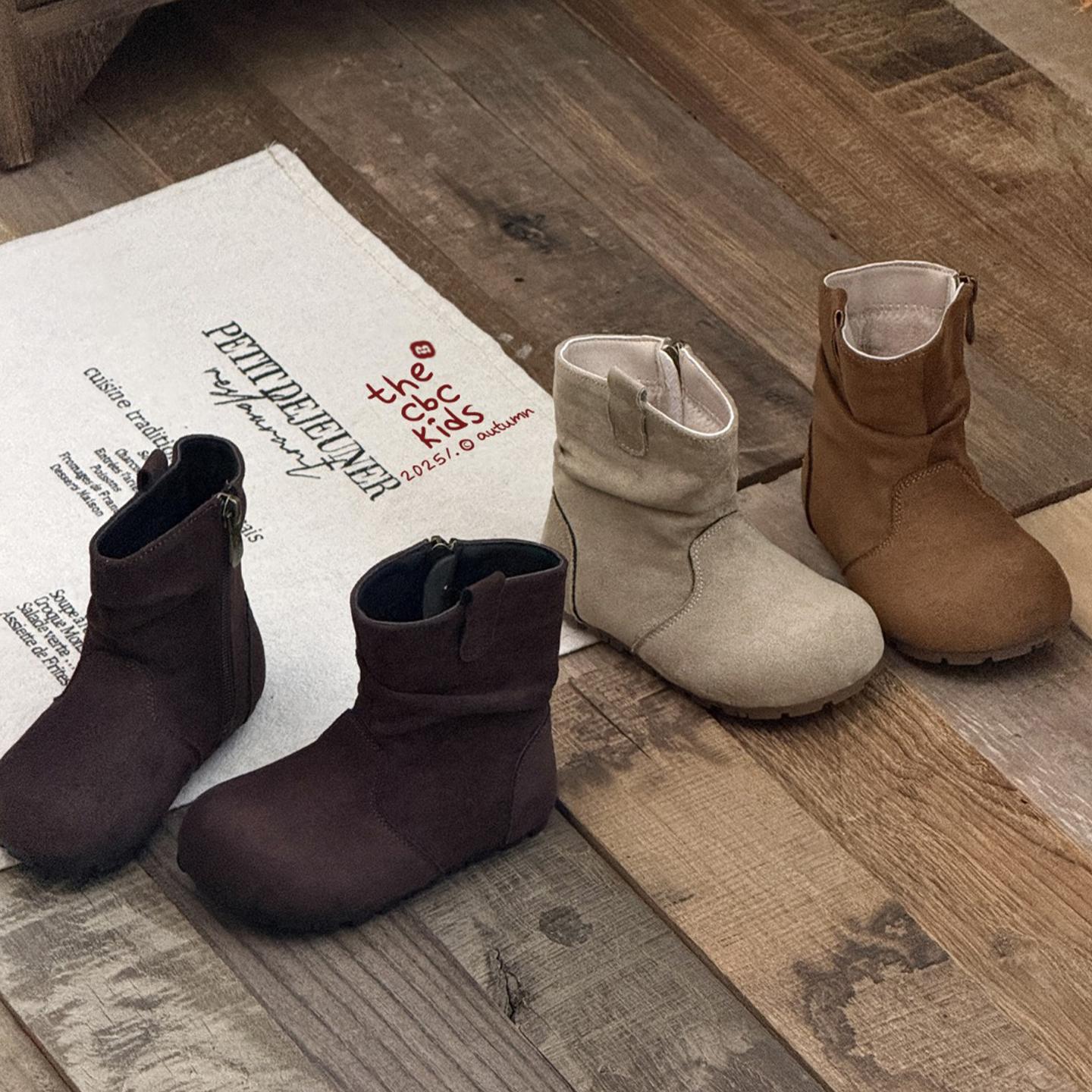 CBC儿童靴子女童靴子2025新款冬