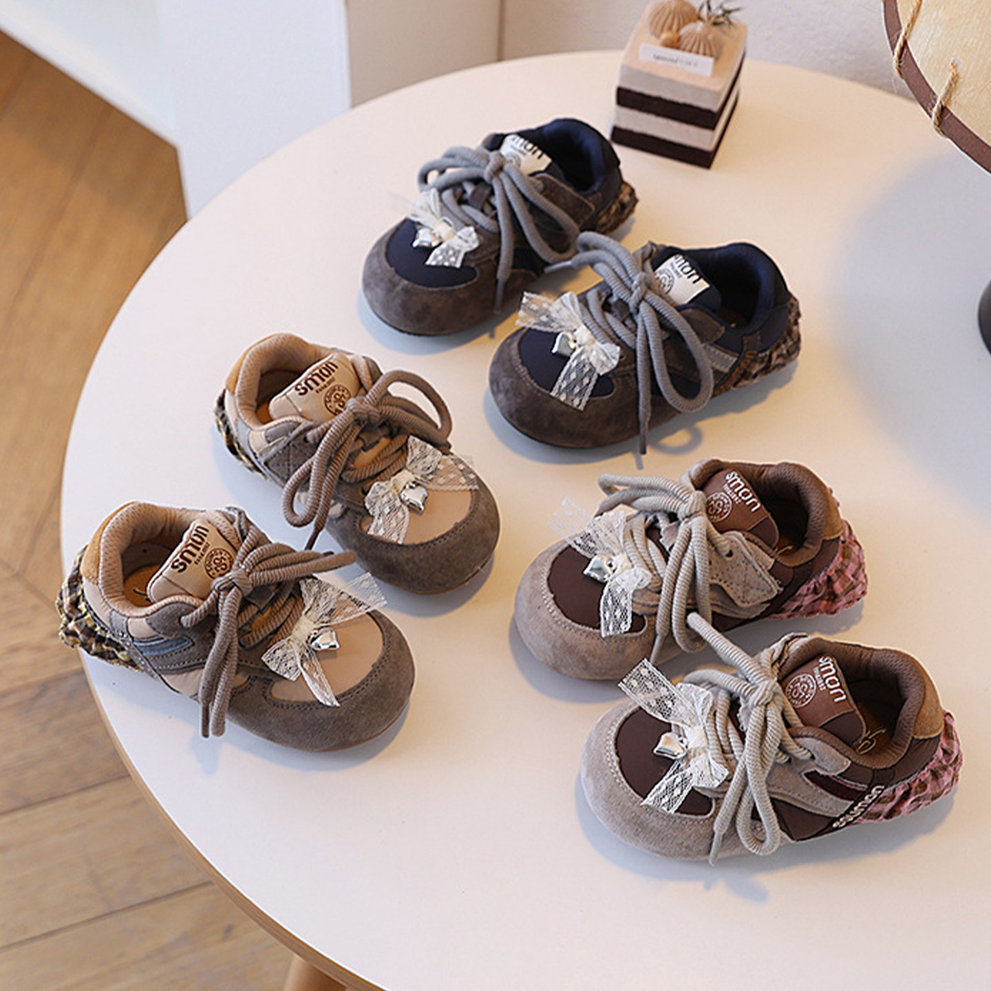 真皮蝴蝶结儿童德训阿甘鞋女童运动鞋秋季宝宝公主板鞋幼儿园休闲,童鞋/婴儿鞋/亲子鞋,板鞋,淘宝优惠券,粉丝福利购,淘宝优惠卷