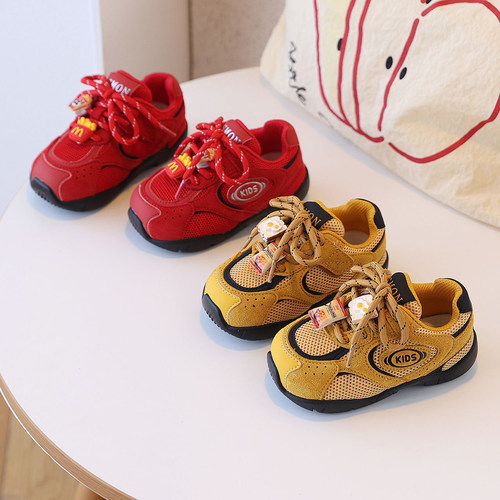 书萌透气儿童鞋秋2025女童运动鞋