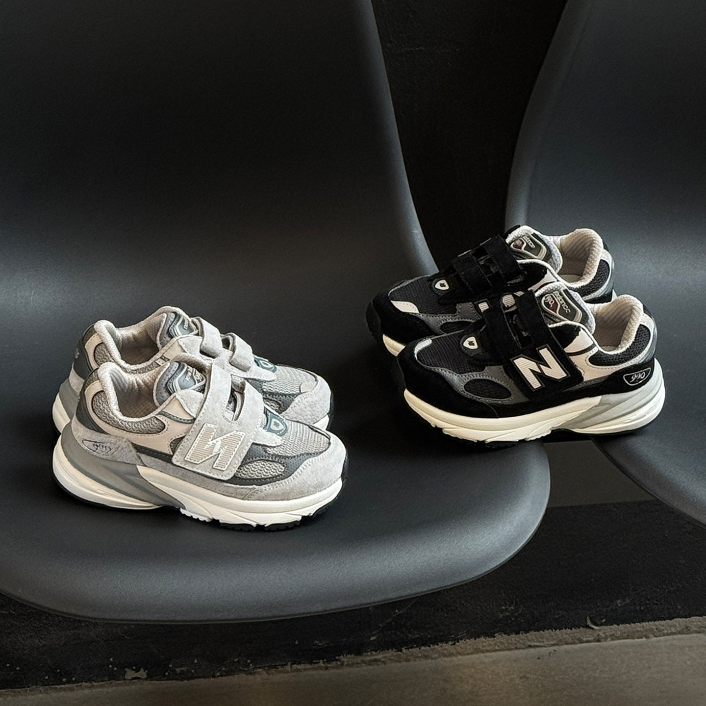 ASM魔术贴儿童运动鞋女童跑步鞋