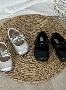 CBC 做皱韩系小童鞋儿童公主鞋女童皮鞋春款2026洋气软底宝宝单鞋