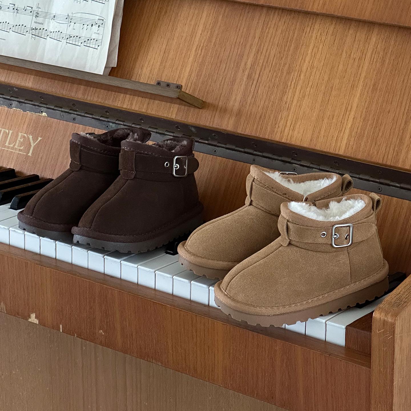 ASM儿童雪地靴2岁3男女童大棉鞋