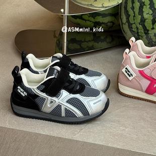 透气网面男童休闲板鞋 ASM 2025秋季 女童阿甘鞋 潮牌 百搭儿童运动鞋