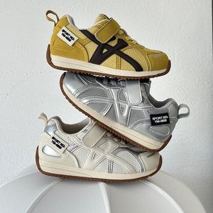 轻便跑步软底中大童阿甘鞋 子秋男女童运动鞋 透气儿童鞋 ASM艾尚萌