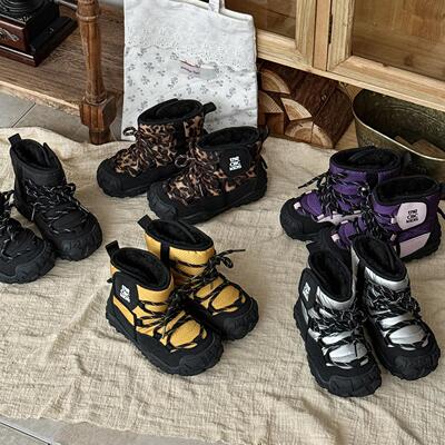 CBC儿童雪地靴2025冬季加绒加厚