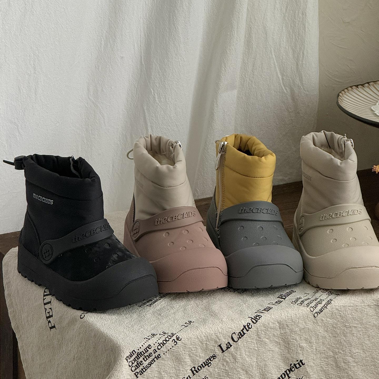 CBC儿童雪地靴防污防水防滑棉靴