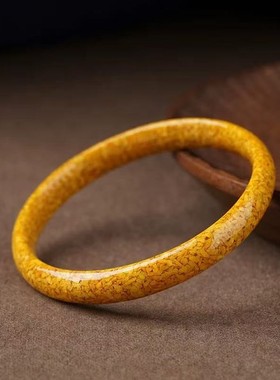 2026高含量朱砂心经手镯紫金砂雄黄晶体本命年男女款护身符叮当镯