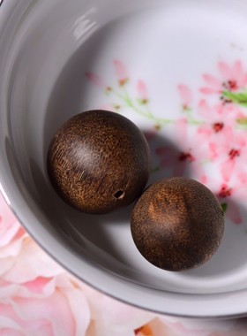 2026柬埔寨菩萨棋楠沉香单珠沉水奇楠沉香木手串配珠散珠DIY配件